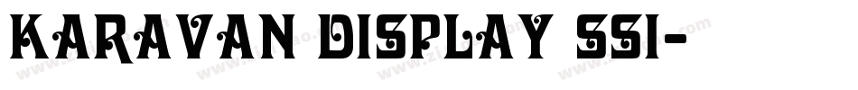 Karavan Display SSi字体转换